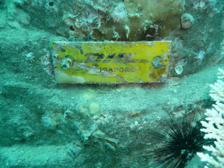 DHK plaques at Pilot reef
